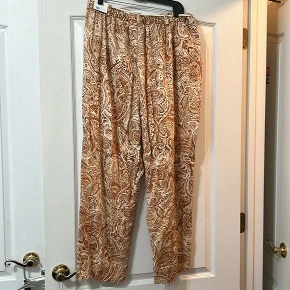 Paisley Drawstring Pants - Picture 2 of 7
